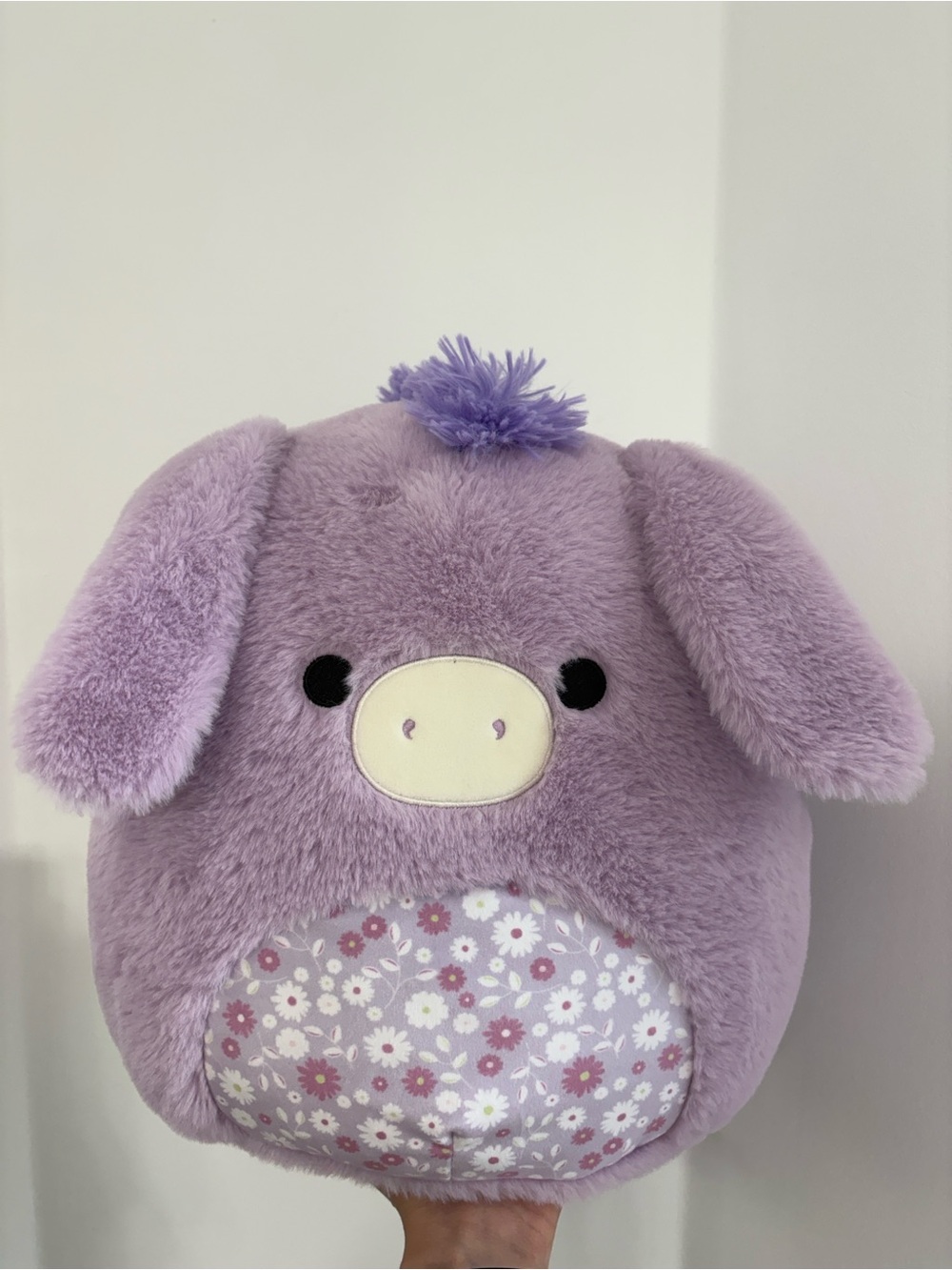 Squishmallows 12” Fuzz A Mallows Delzi the Purple Donkey BNWT